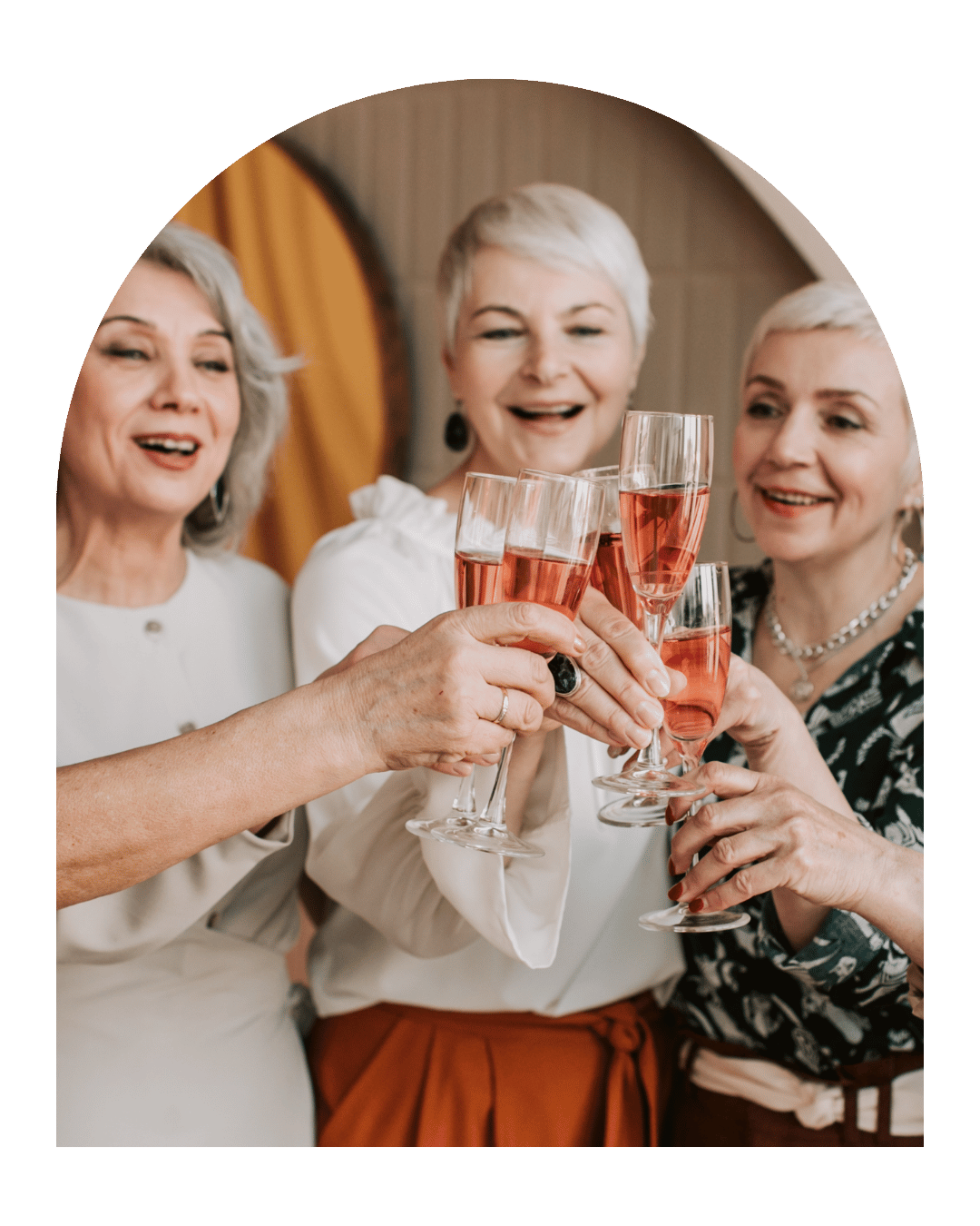 Women celebrating